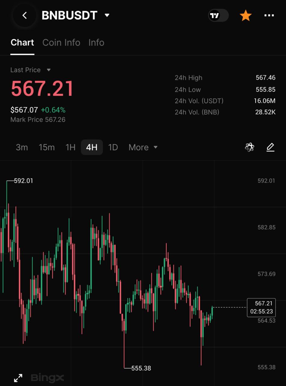 BNBUSDT LONG signal screenshot by INVEST ZONE | Khairullin Ruslan