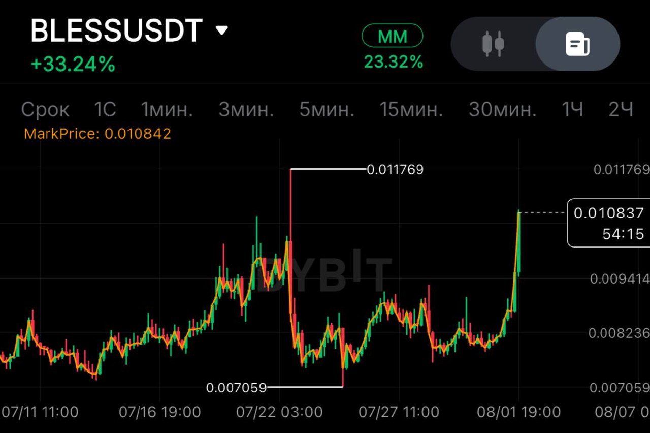 BLESSUSDT SHORT signal screenshot by SPECULANTKA