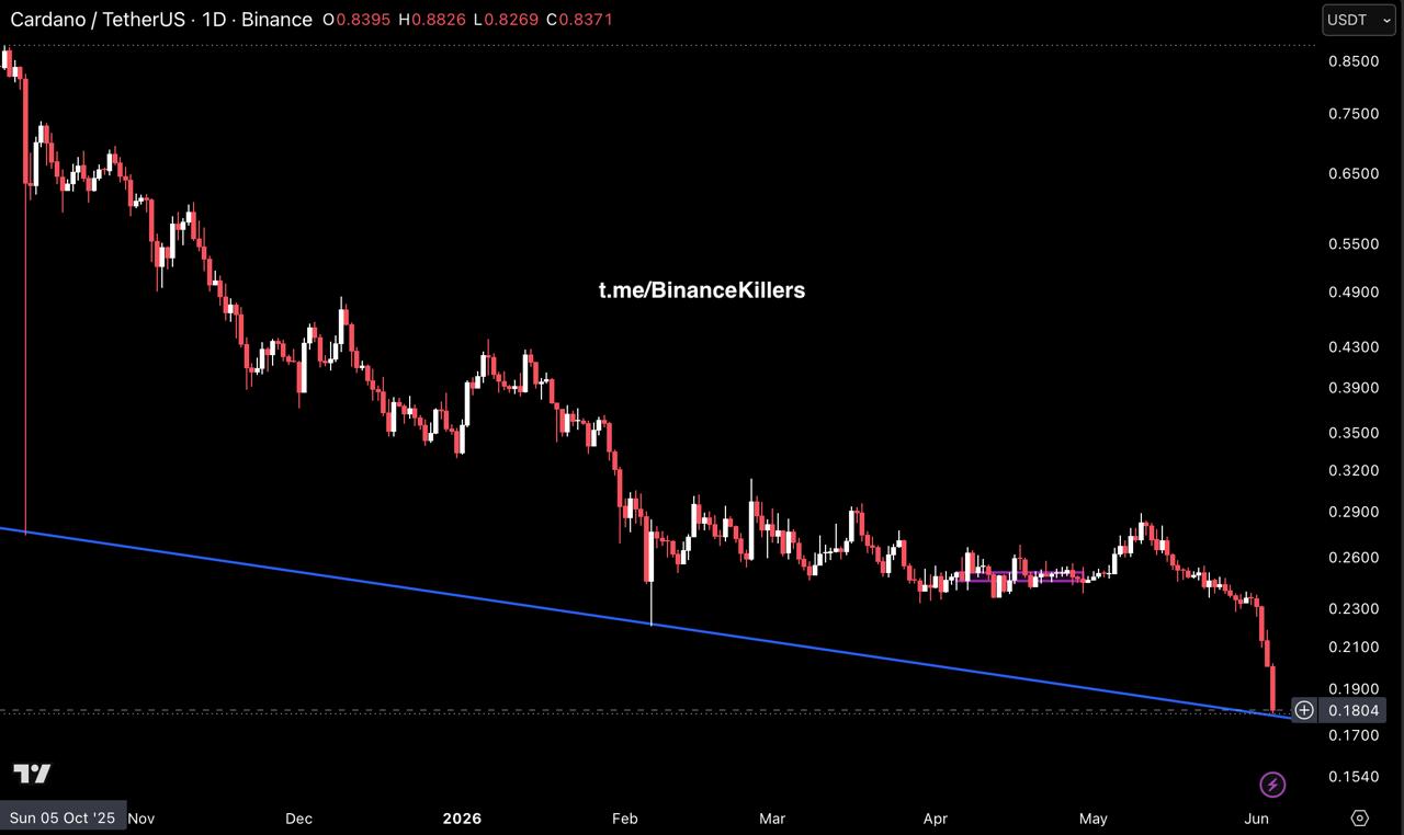 ADAUSDT LONG signal screenshot by Binance Killers