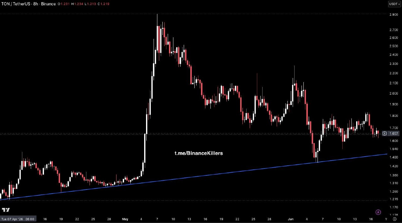 TONUSDT LONG signal screenshot by Binance Killers