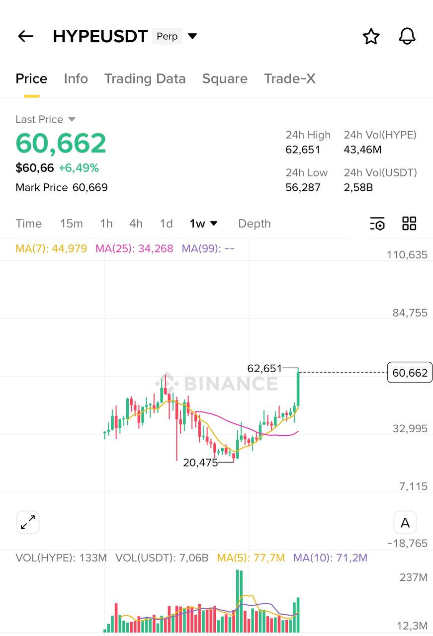 HYPEUSDT LONG signal screenshot by Blockchain Usa Official ( Binance ) 🐋