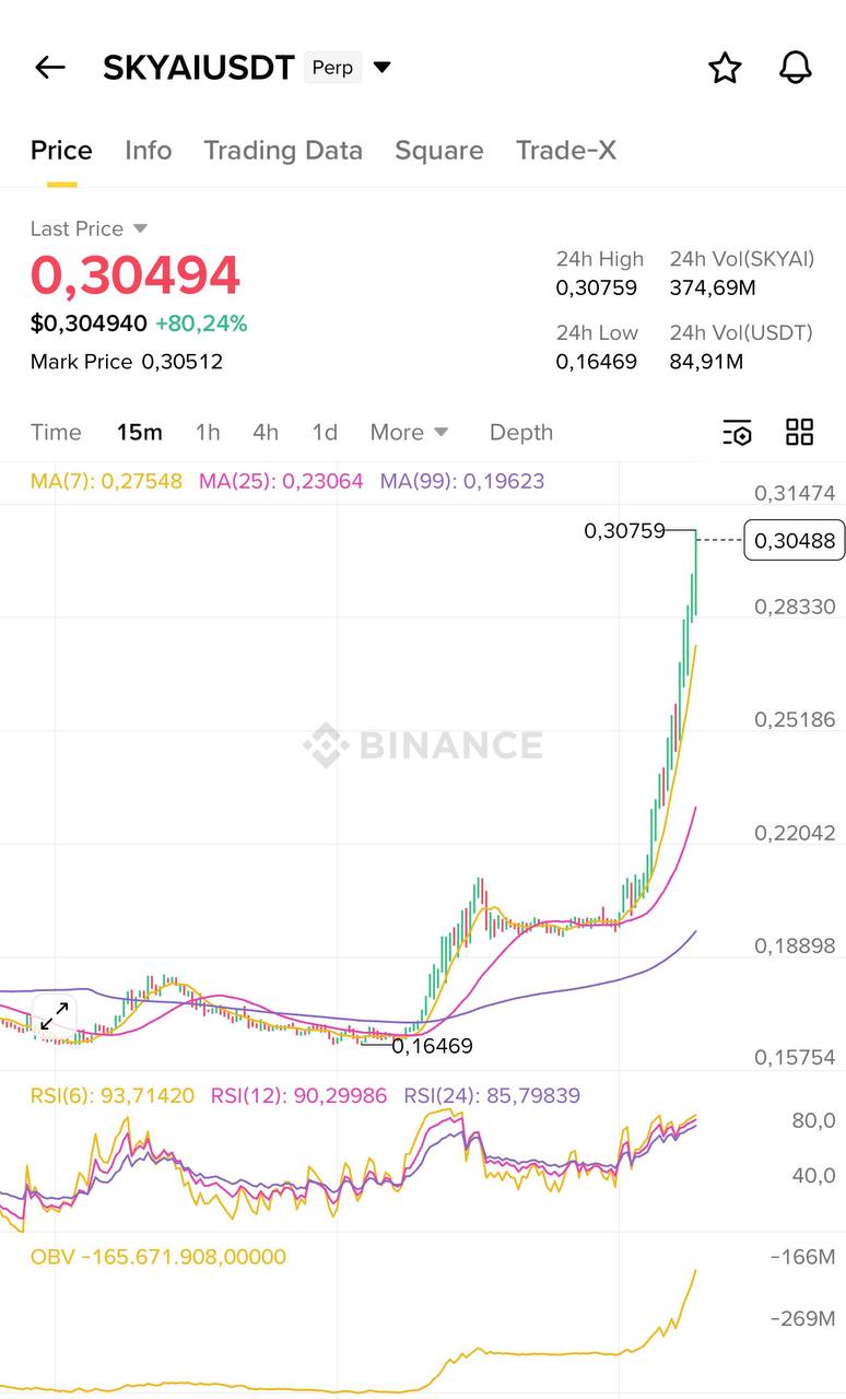SKYAIUSDT LONG signal screenshot by Blockchain Usa Official ( Binance ) 🐋