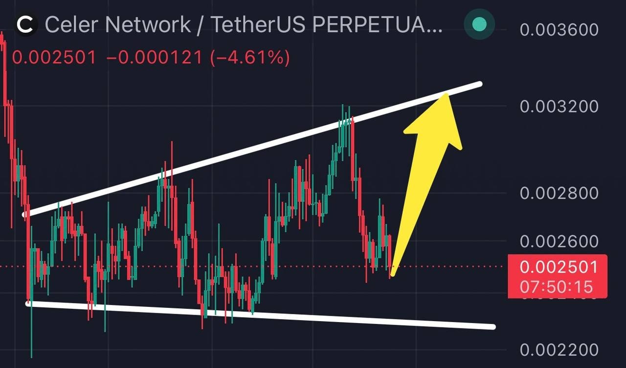 CELRUSDT LONG signal screenshot by Binance Spot & FutuRes Signals 🐋