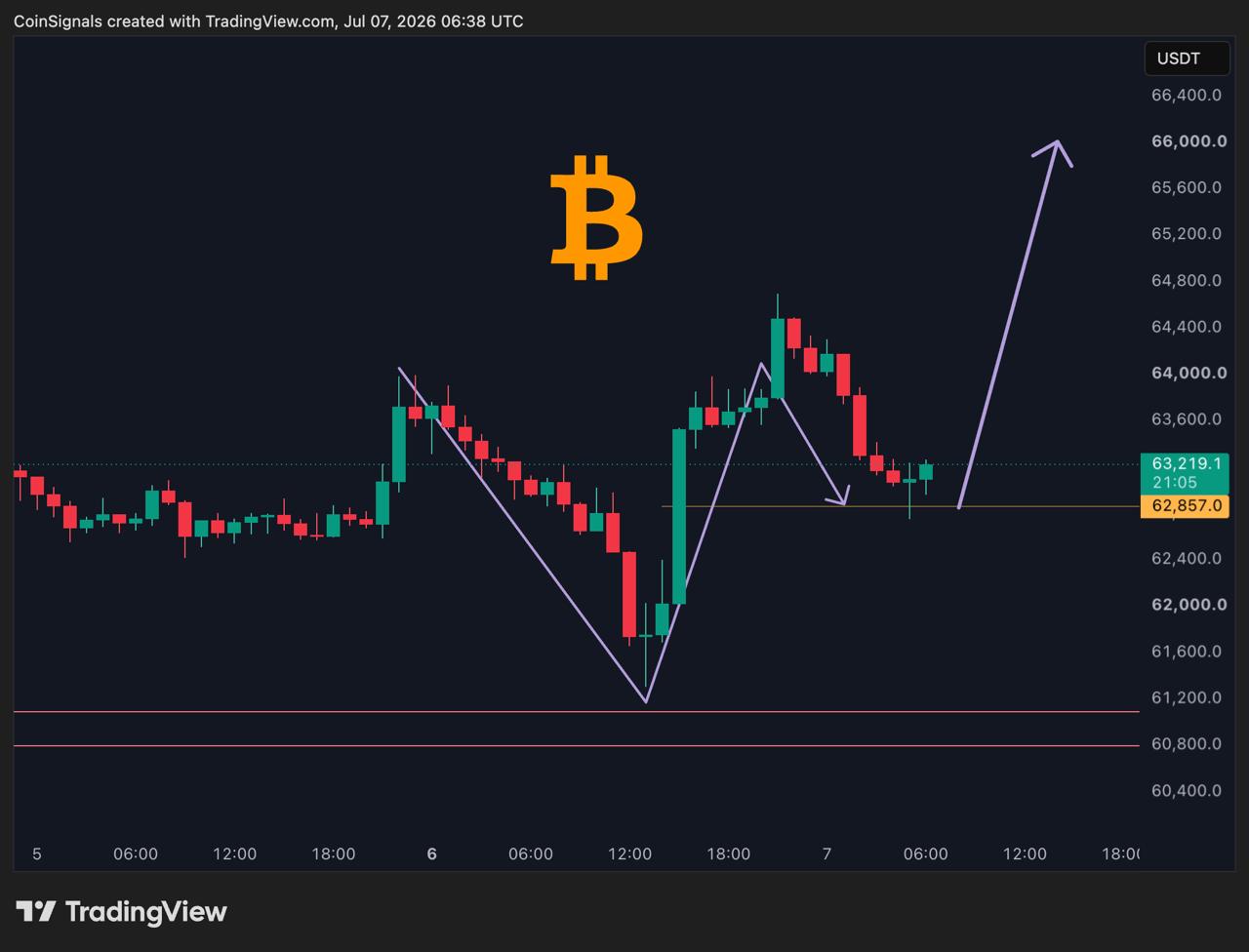 BTCUSDT LONG signal screenshot by Coin Signals