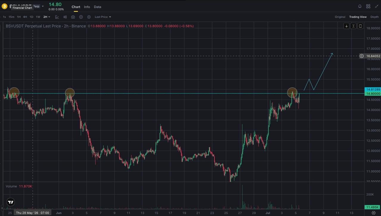 BSVUSDT LONG signal screenshot by Trader signals RU