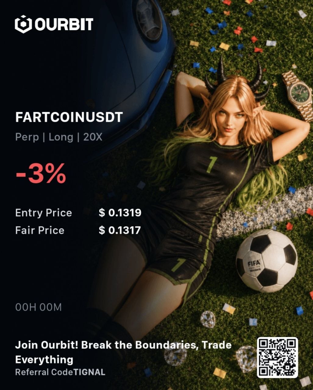 FARTCOINUSDT LONG signal screenshot by تیگنال | ترید سیگنال