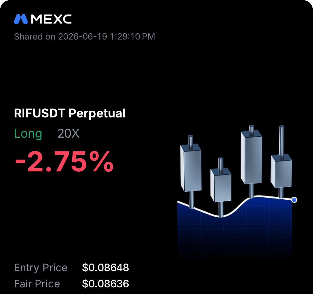 RIFUSDT LONG signal screenshot by INVEX GROUP